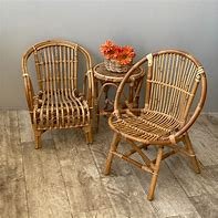 Children&#039;s Rattan Chairs &amp; Table set