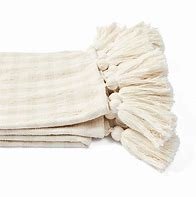 Gingham Tassel Throw